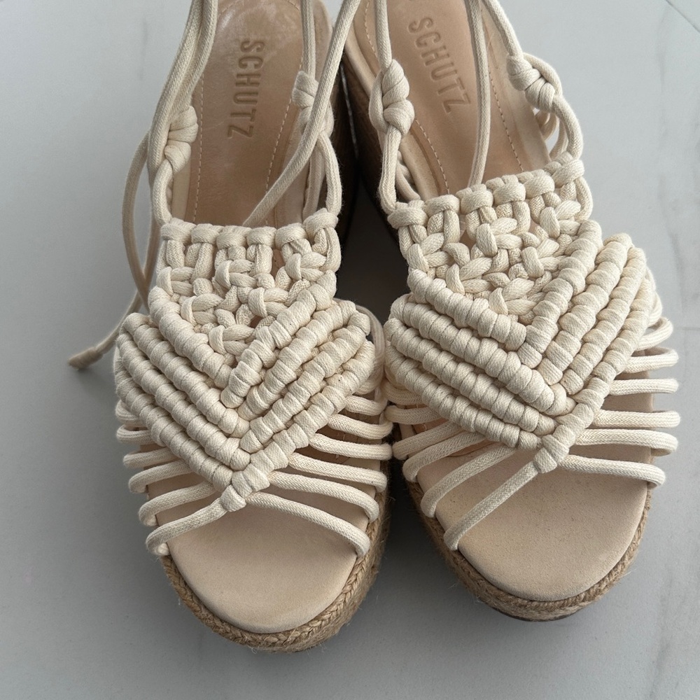 SCHUTZ Delfia Espadrille Sandals - Picture 2 of 9